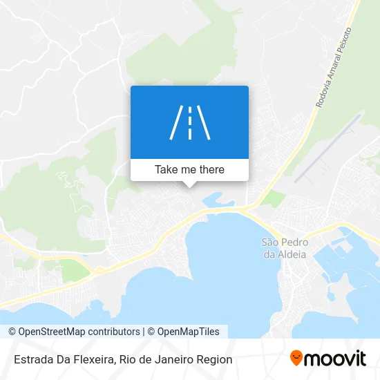 Estrada Da Flexeira map