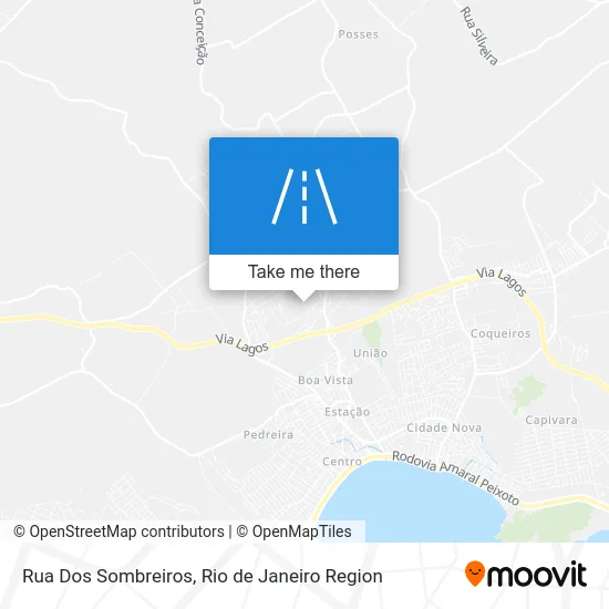 Rua Dos Sombreiros map