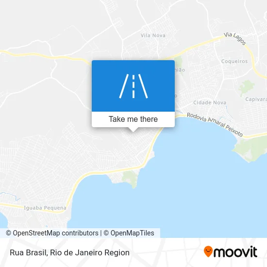 Rua Brasil map