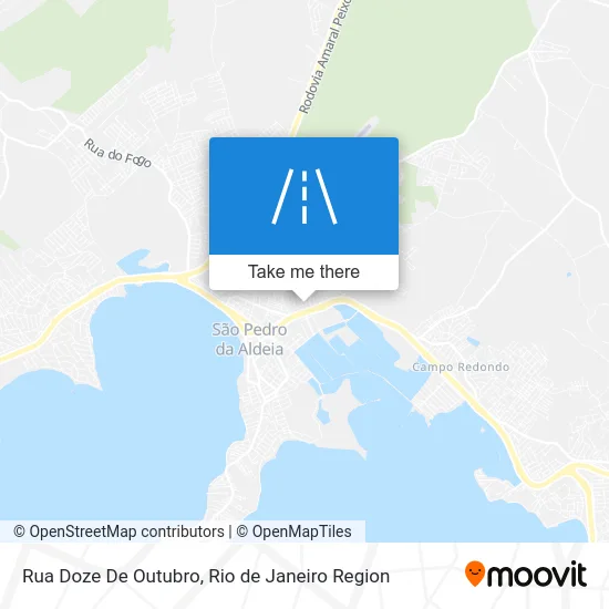 Rua Doze De Outubro map