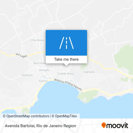 Avenida Bartolai map