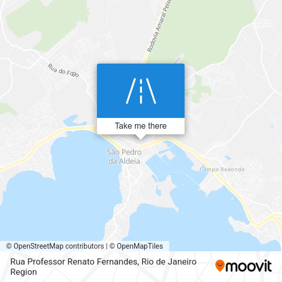 Rua Professor Renato Fernandes map