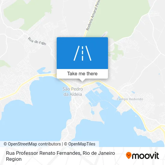 Rua Professor Renato Fernandes map