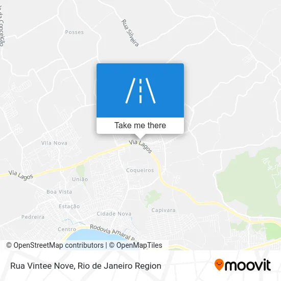 Rua Vintee Nove map