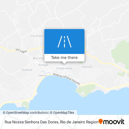Mapa Rua Nossa Senhora Das Dores