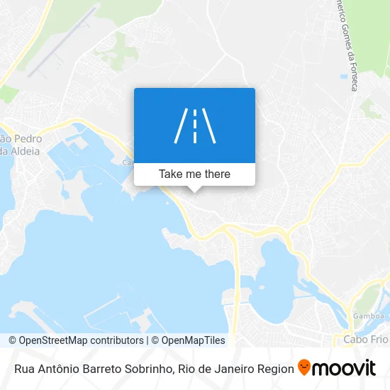 Rua Antônio Barreto Sobrinho map