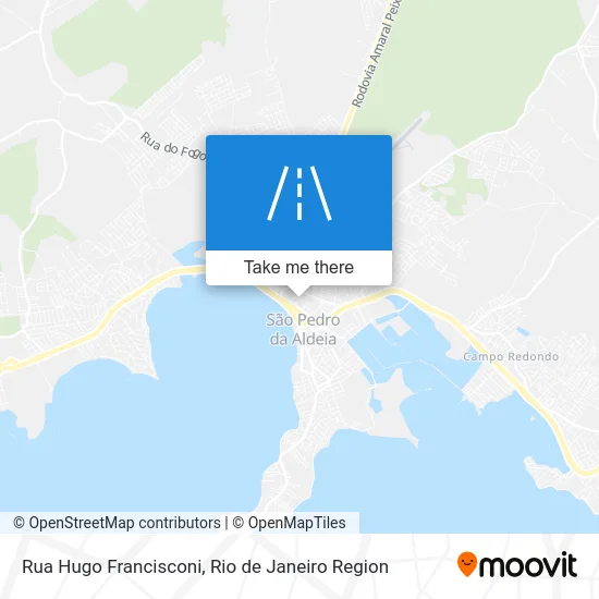 Rua Hugo Francisconi map