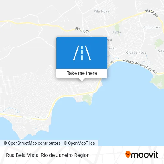 Rua Bela Vista map