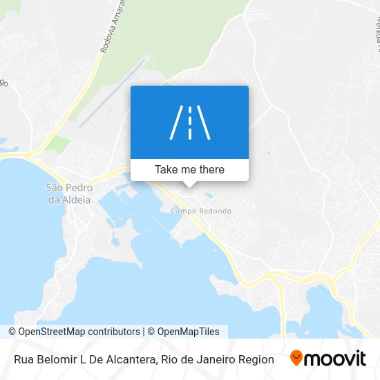 Rua Belomir L De Alcantera map