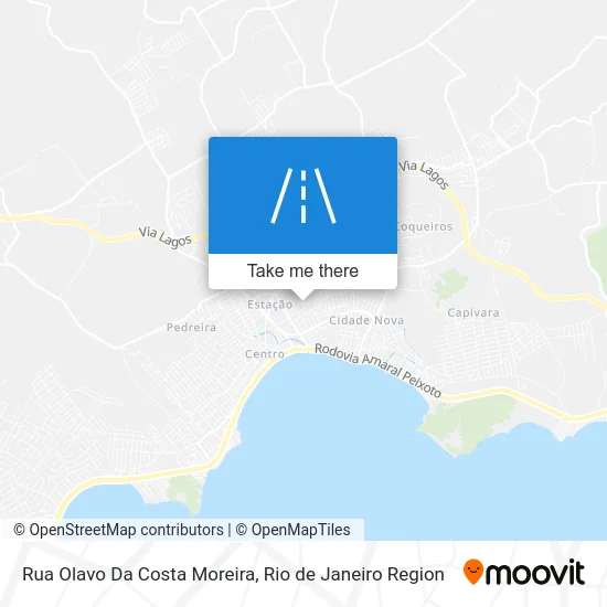 Rua Olavo Da Costa Moreira map