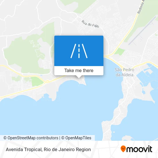 Avenida Tropical map