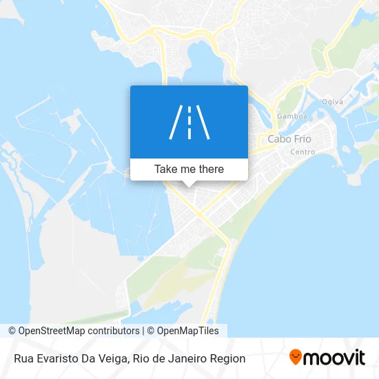 Rua Evaristo Da Veiga map