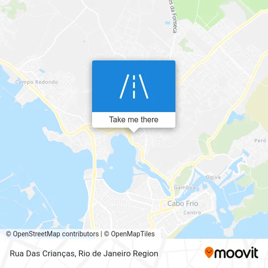Rua Das Crianças map