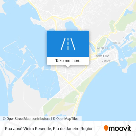 Rua José Vieira Resende map