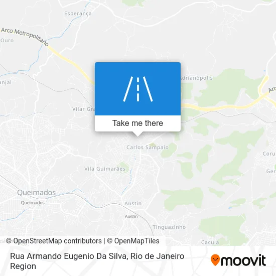 Rua Armando Eugenio Da Silva map