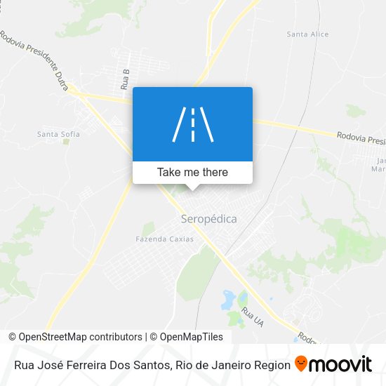 Rua José Ferreira Dos Santos map