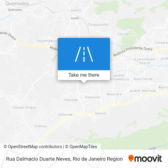 Rua Dalmacio Duarte Neves map