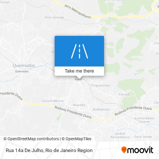 Mapa Rua 14a De Julho