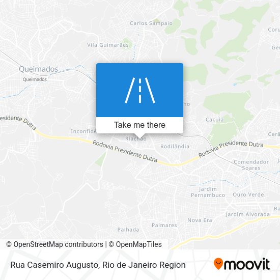 Rua Casemiro Augusto map