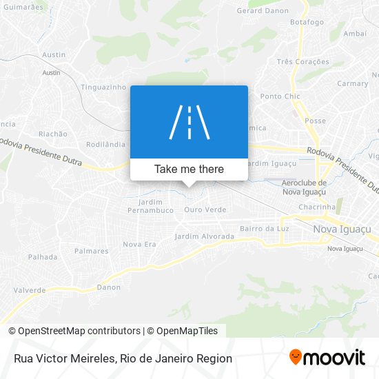 Rua Victor Meireles map