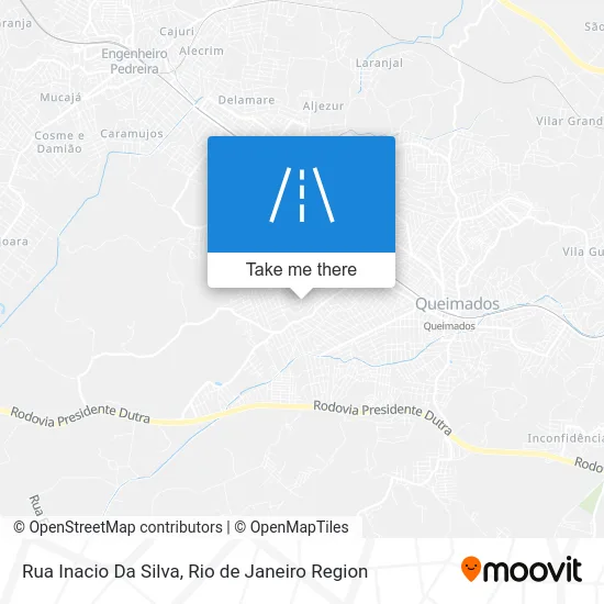 Rua Inacio Da Silva map