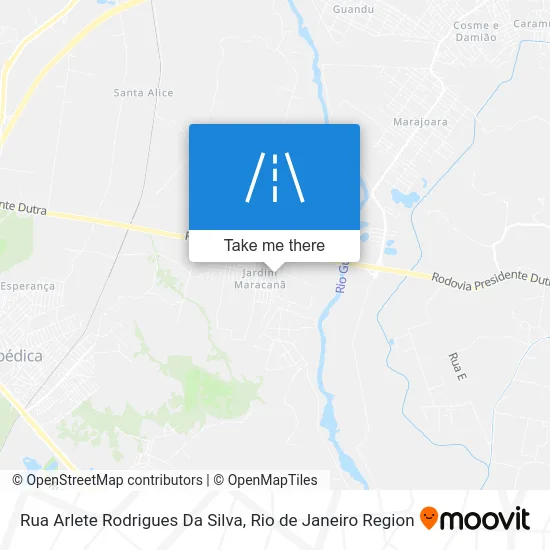 Rua Arlete Rodrigues Da Silva map