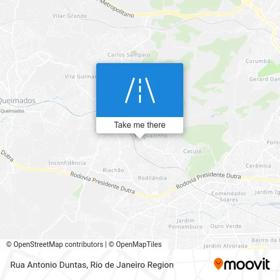 Rua Antonio Duntas map