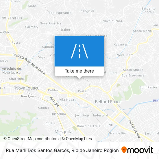 Rua Marli Dos Santos Garcês map