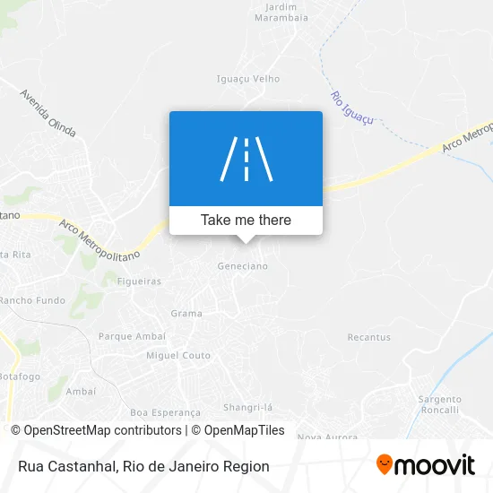 Rua Castanhal map