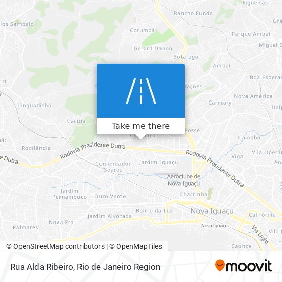 Rua Alda Ribeiro map