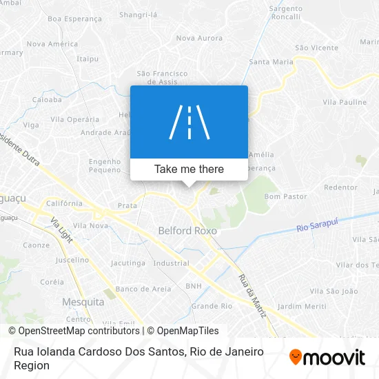 Rua Iolanda Cardoso Dos Santos map