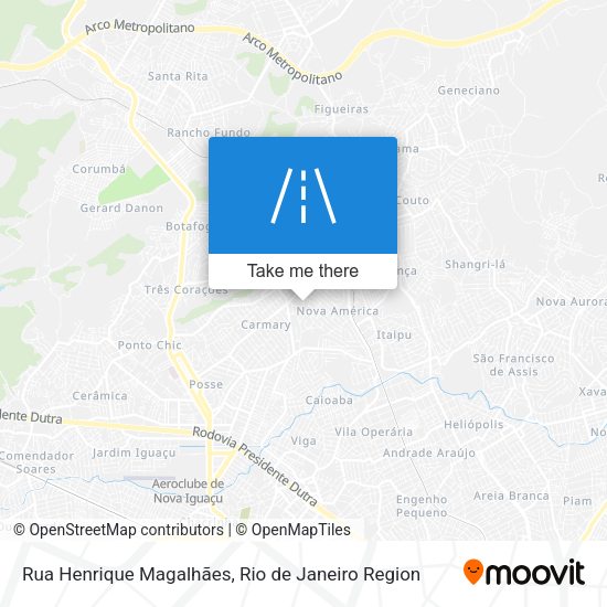Rua Henrique Magalhães map