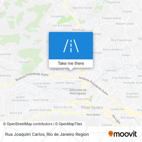 Rua Joaquim Carlos map