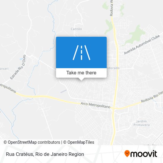 Rua Cratéus map