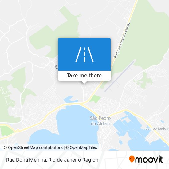 Rua Dona Menina map