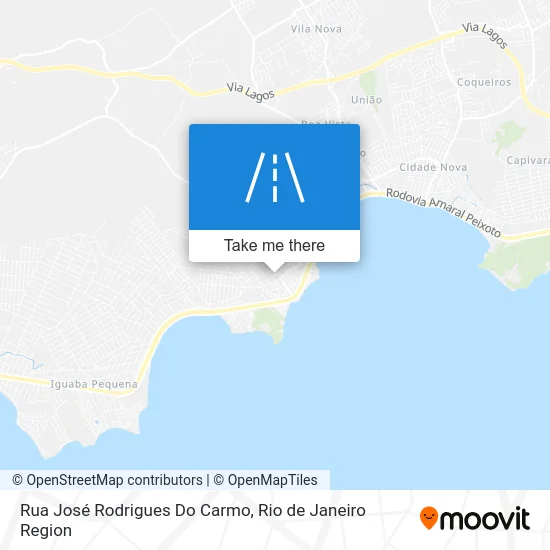 Rua José Rodrigues Do Carmo map
