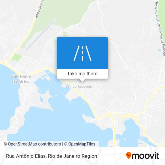 Rua Antônio Elias map