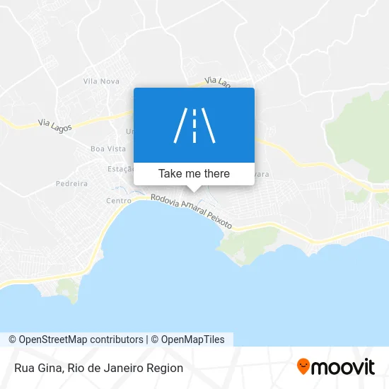 Rua Gina map