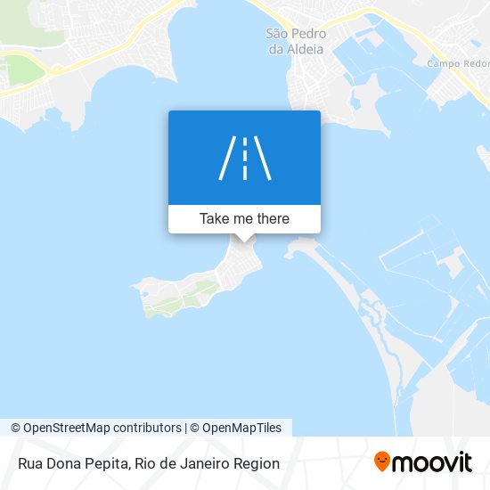 Rua Dona Pepita map