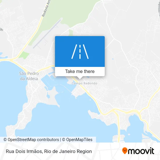 Rua Dois Irmãos map