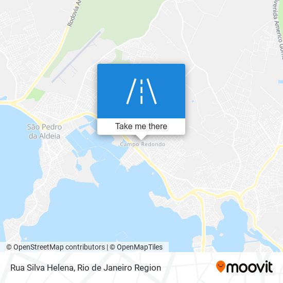 Mapa Rua Silva Helena