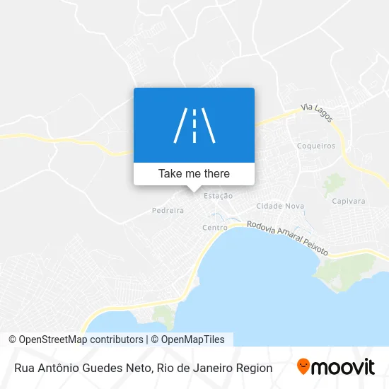 Rua Antônio Guedes Neto map
