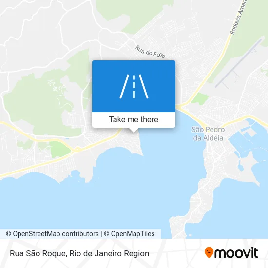 Rua São Roque map