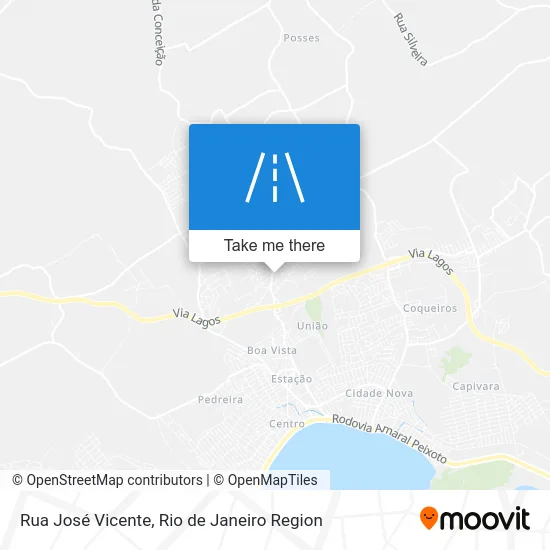 Rua José Vicente map