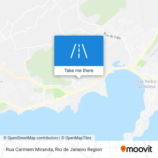 Rua Carmem Miranda map