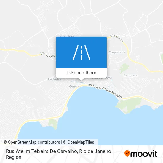 Rua Atelim Teixeira De Carvalho map