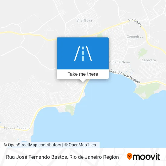 Rua José Fernando Bastos map