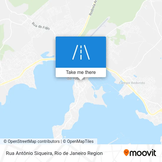 Rua Antônio Siqueira map