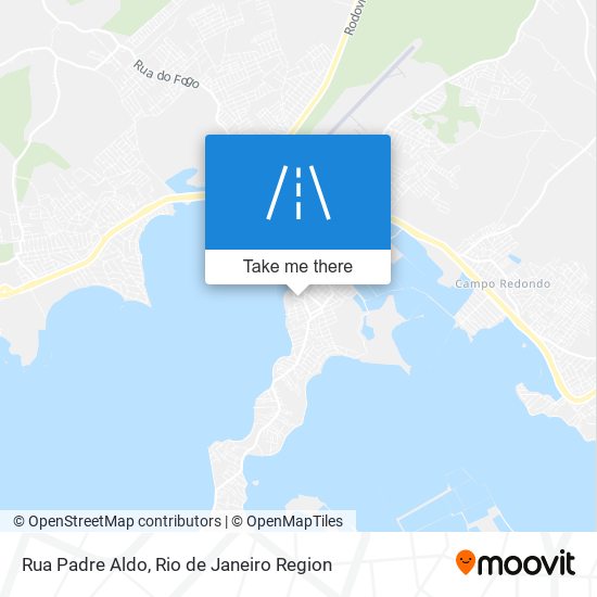 Mapa Rua Padre Aldo