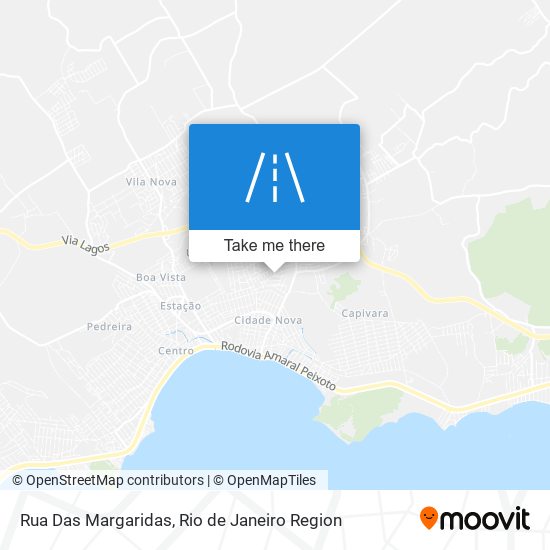 Mapa Rua Das Margaridas